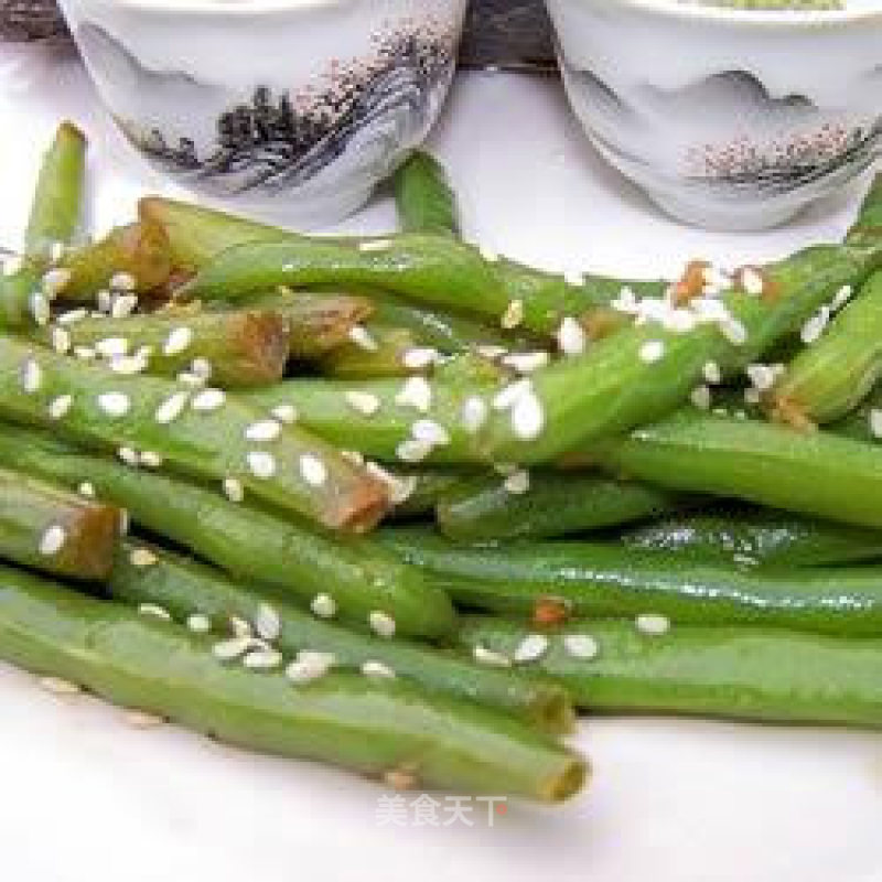 Quick Sesame Green Peas recipe