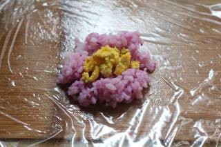 Purple Sweet Potato Rice Ball recipe