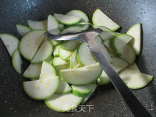 Fried Zucchini with Pickled Vegetables and Yuba recipe