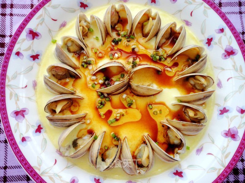 【top Chef】------clam Steamed Egg recipe