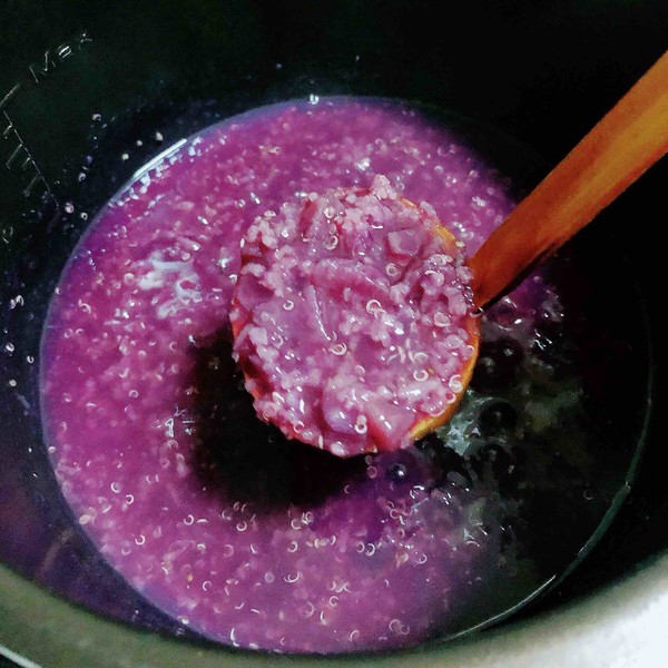 Purple Potato Quinoa Rice Porridge | Tonifying The Spleen and Stomach recipe