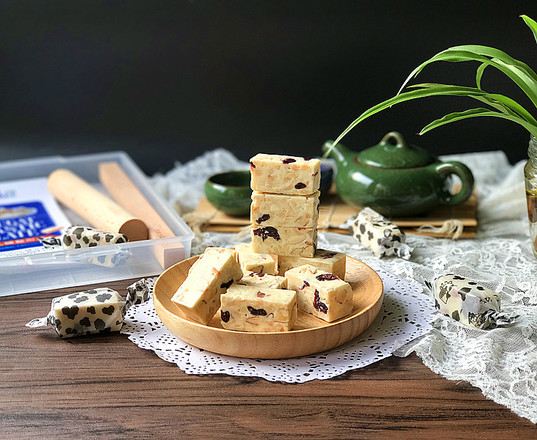 Almond Peanut Cranberry Nougat recipe