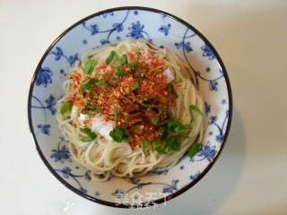 10 Minutes Quick Rice~simple Version of Oil Splashed Noodles recipe