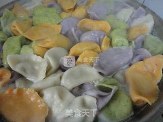 Lidong's Colorful Dumplings recipe