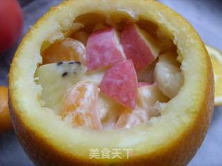 Give Yourself A Good Mood -------------- Orange Yogurt Fruit Cup recipe