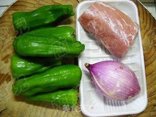 Hot and Sour Green Pepper Shredded Pork recipe