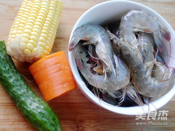 Three-color Shrimp recipe