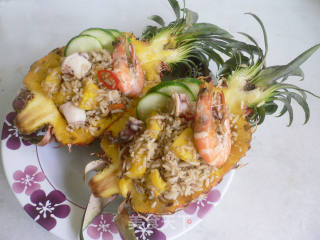 Thai Style Pear Fried Rice recipe