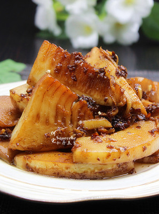 Braised Bamboo Shoots in Soy Sauce