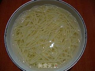 Refreshing Small Cold Dish------【sliced Potato with Cold Salad】 recipe