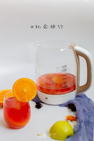 Colorful Fruit Flower Tea recipe