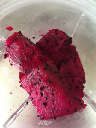 Dragon Fruit Bear Paw Ice Cream recipe