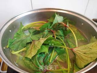 Sweet Potato Leaf Soup recipe