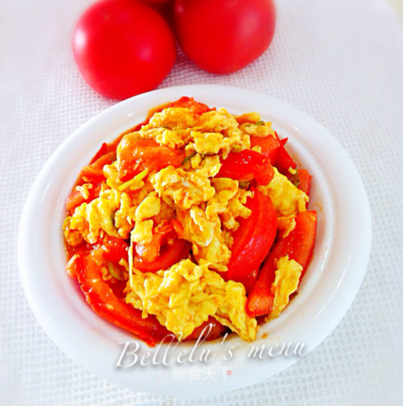 Scrambled Eggs with Tomatoes recipe