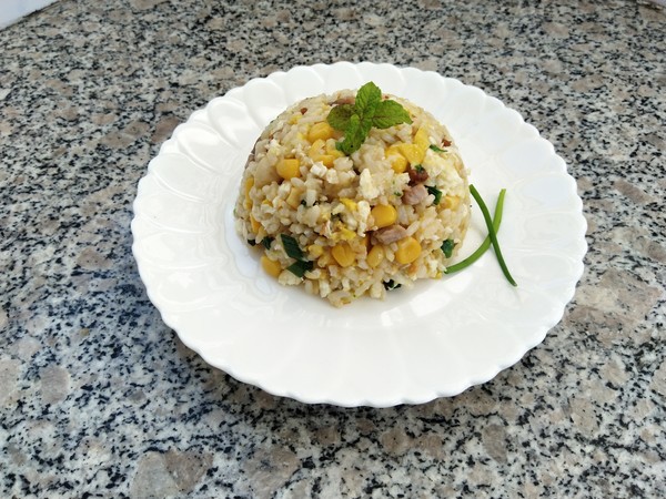 Fried Rice with Scallop and Egg recipe