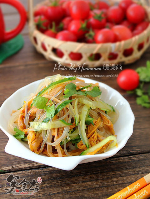 Mustard Vermicelli Mixed with Day Lily recipe