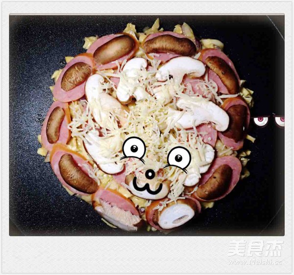 Okonomiyaki Pizza-entertain Yourself recipe