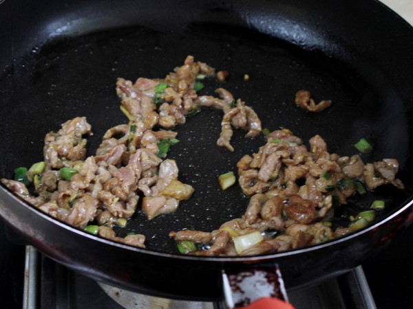 Stir-fried Rice Cake with Rice White Pork recipe