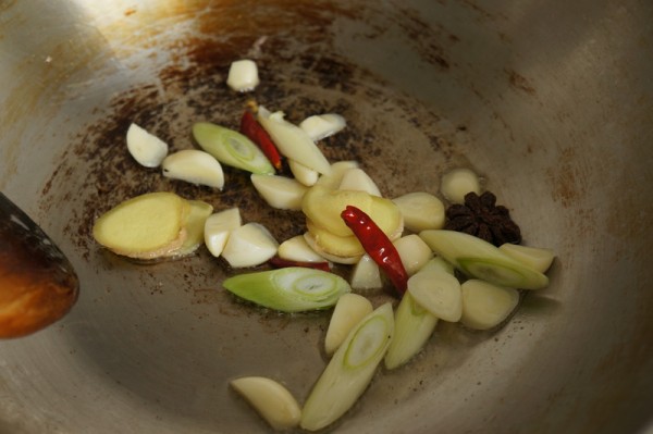 Braised Noodles with String Beans recipe