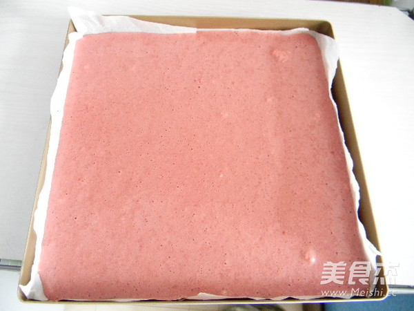 Red Velvet Cherry Custard Cake recipe