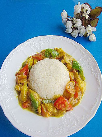 Curry Chicken Rice recipe