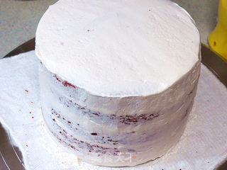 Minimalist Style. Red Velvet Birthday Cake recipe