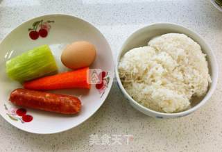 Colorful Baked Fried Rice recipe