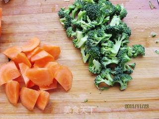 Broccoli Chicken Ball Soup recipe