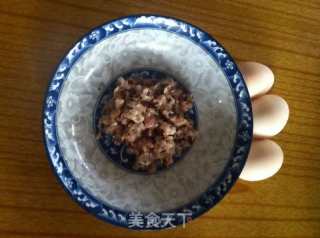 Steamed Egg with Minced Meat recipe