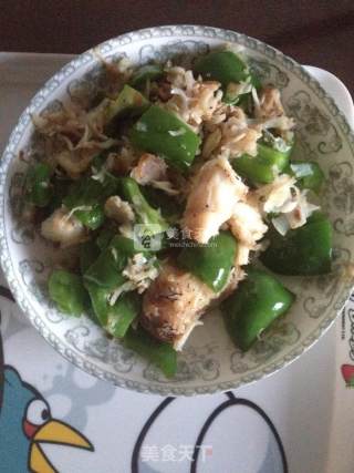 Stir-fried Owl with Green Peppers recipe