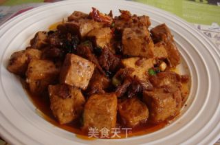 Braised Tofu with Tempeh and Dace recipe