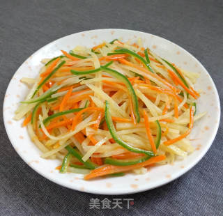 Vegetarian Stir-fried Three Silk recipe