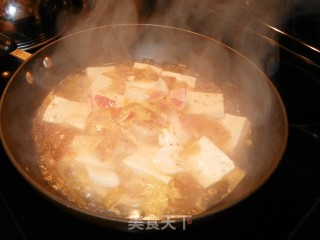 Spicy Cabbage Miso Seafood Tofu Soup recipe