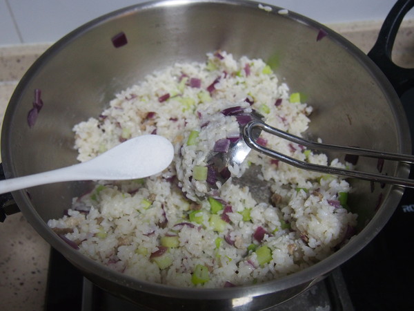 Vegetable Egg Fried Rice recipe