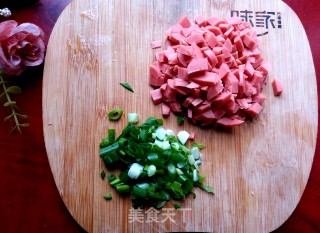 Ham and Scallion Egg Pancake recipe