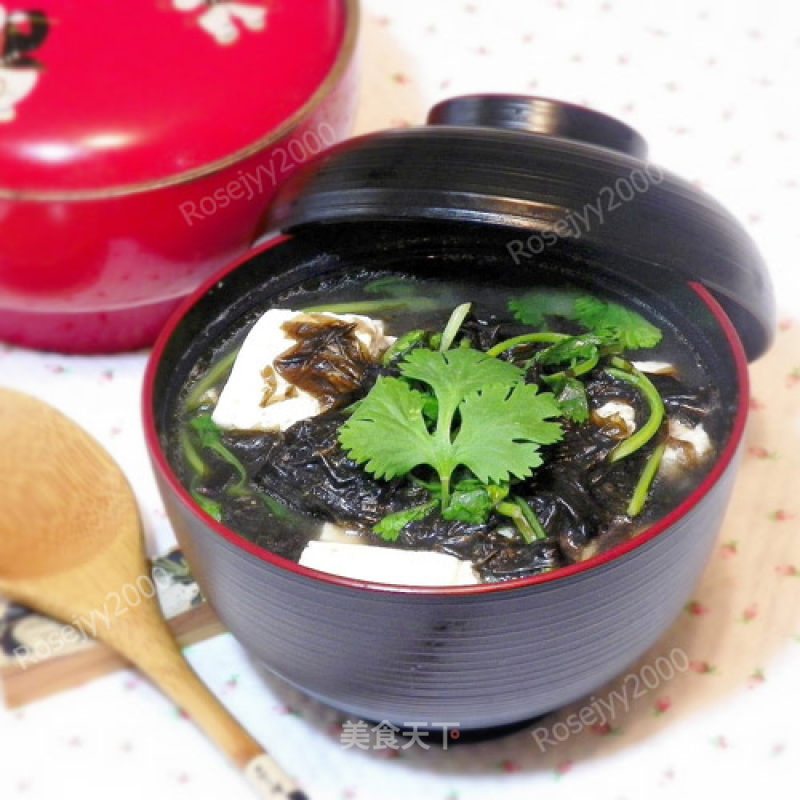Miso Tofu Seaweed Soup