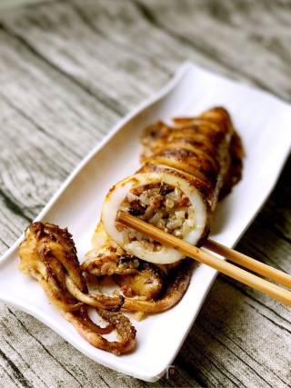 Grilled Squid Tube with Sauce recipe