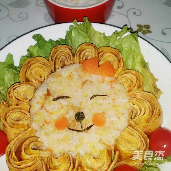 Exclusive to Leo ~ Fried Rice with Lion Head recipe