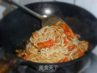 Home-style Fried Noodles-sweet and Sour Convenient Dinner recipe