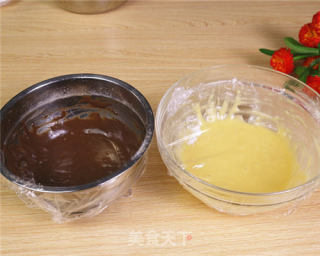 The Practice of Two-tone Madeleine recipe