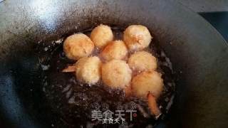 Shrimp Cheese Heart Potato Balls recipe