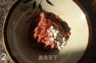 Stir-fried Rice Cake with Green Vegetables and Pork recipe