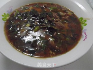 Spinach Minced Meat Custard recipe