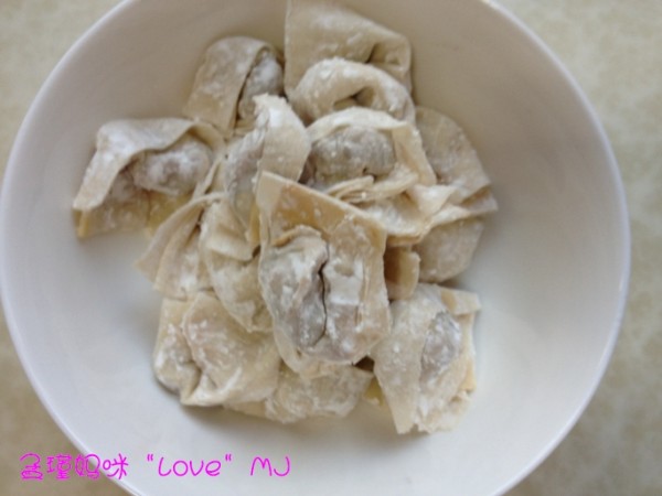 Dried Seaweed Wonton recipe