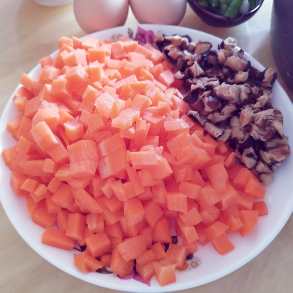 Carrot and Shrimp Fried Rice recipe