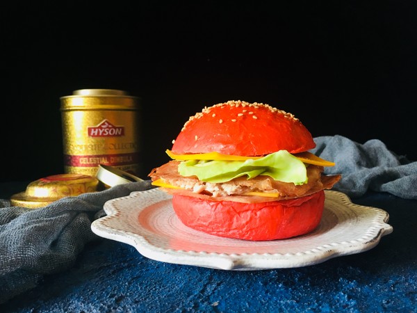 Red Velvet Tuna Salad Burger recipe