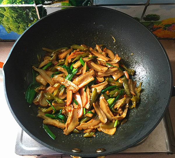 Fried Pork Belly with Kimchi recipe