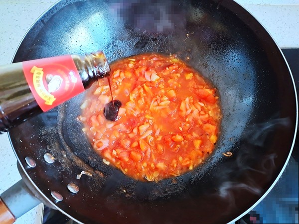 Homemade Tofu in Tomato Sauce recipe