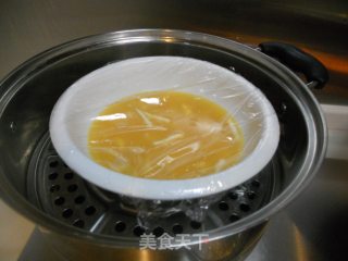 Fresh and Tender---crab Noodle Steamed Egg recipe