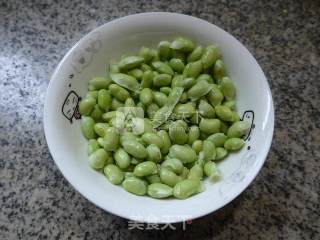 Fried Edamame with Bamboo Shoots recipe